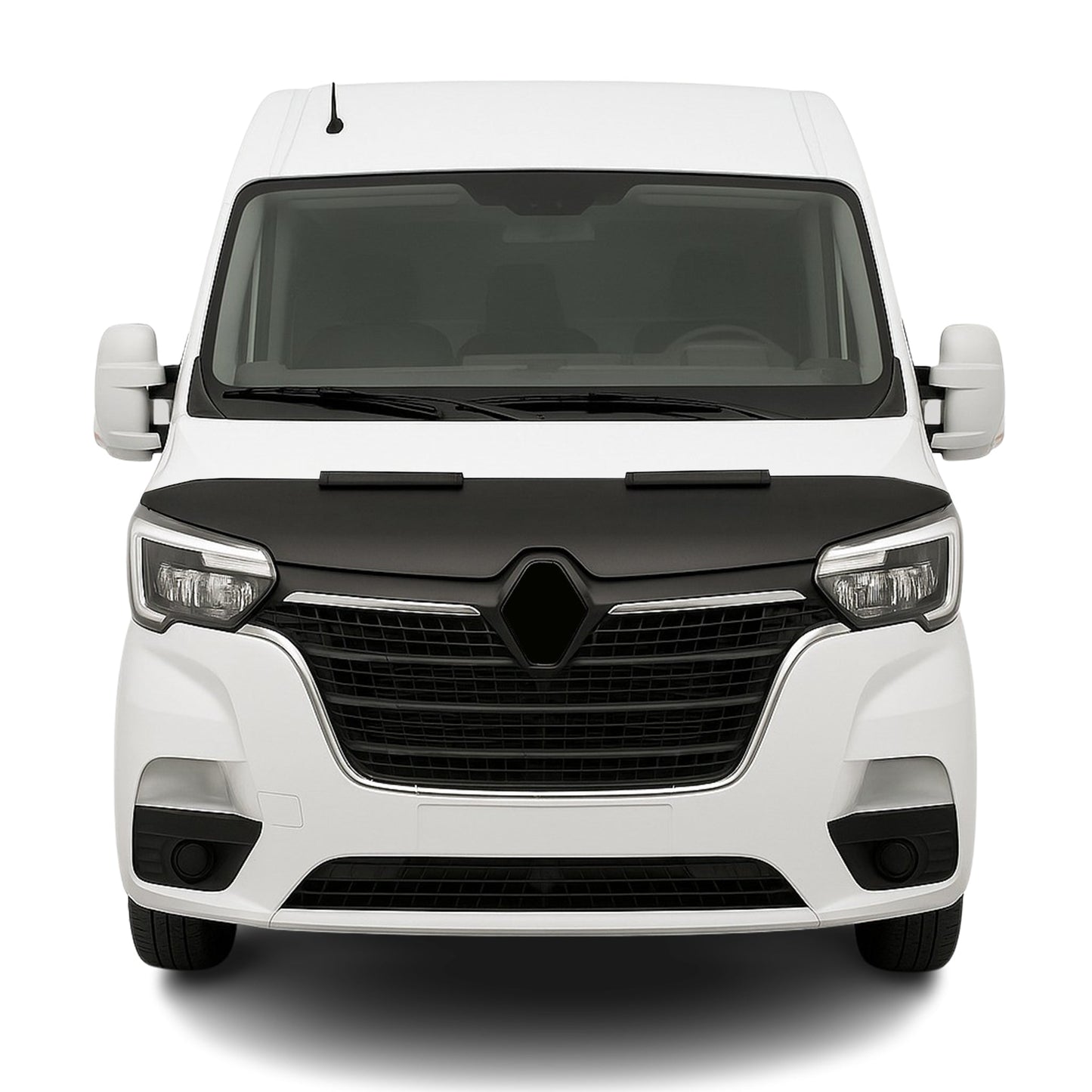Haubenbra Steinschlagschutz Bonnet Bra für Renault Master 2019-2025 Schwarz Halb