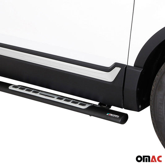 Edelstahl Seitenschweller Schwellerrohre für Honda CR-V 2019-2022 Schwarz