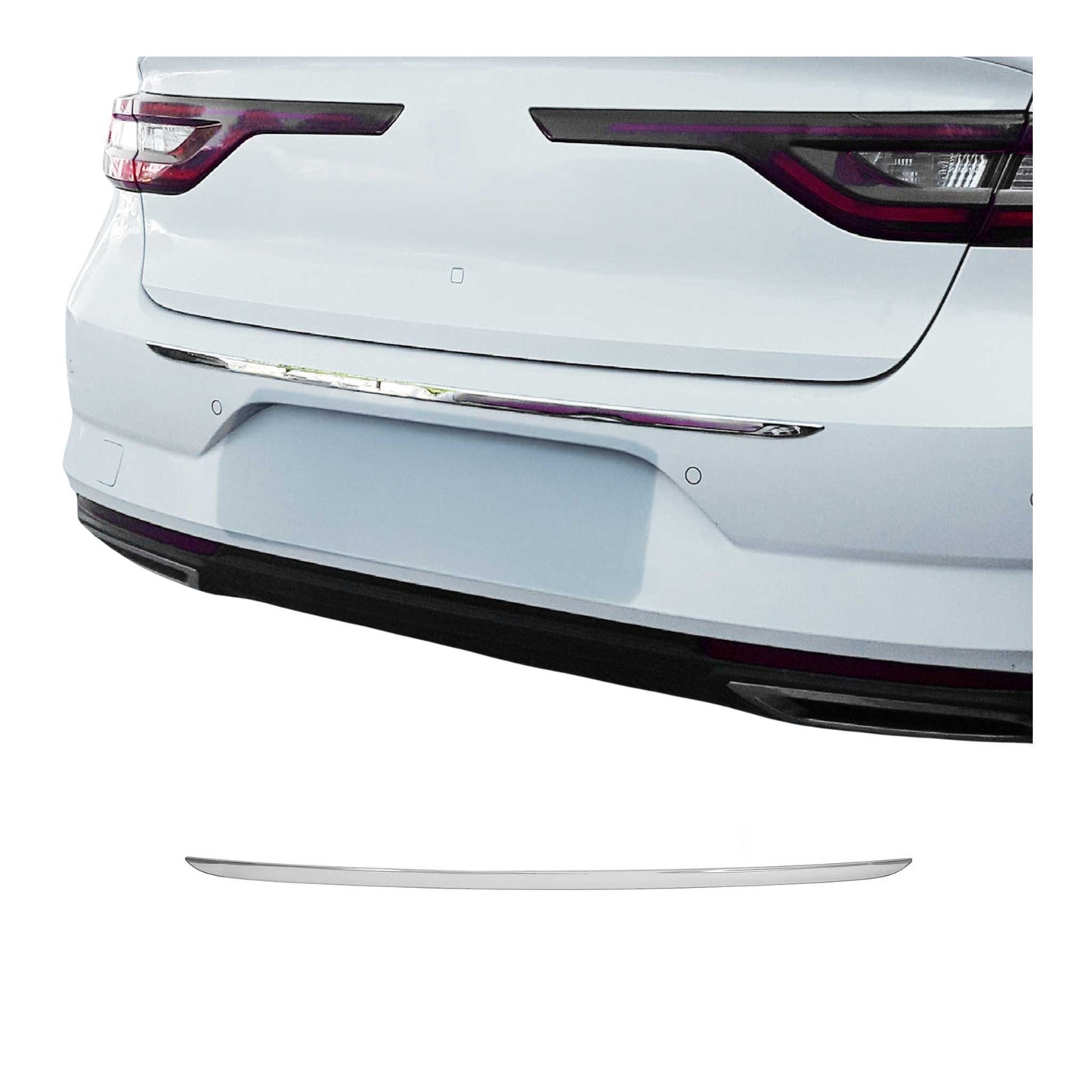 Bandă decorativă portbagaj, bandă decorativă spate pentru Renault Talisman 2016-2025, crom inferior