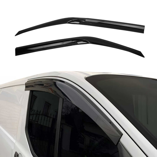 2x Windabweiser Regenabweiser für Iveco Daily 2006-2014 Acryl Dunkel