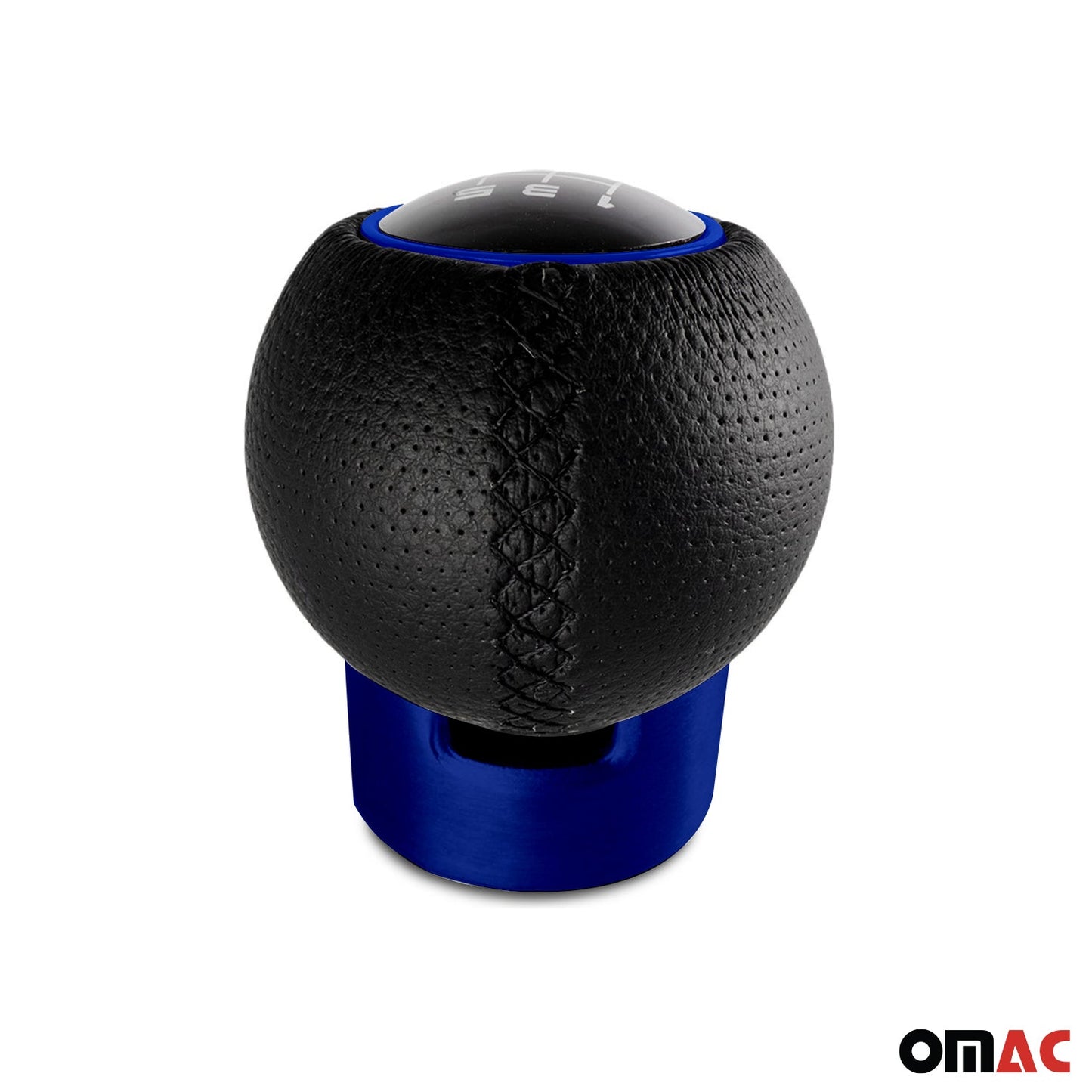 SPARCO Schaltknauf Schalthebel Schaltknopf Aluminium Kunstleder Mattblau