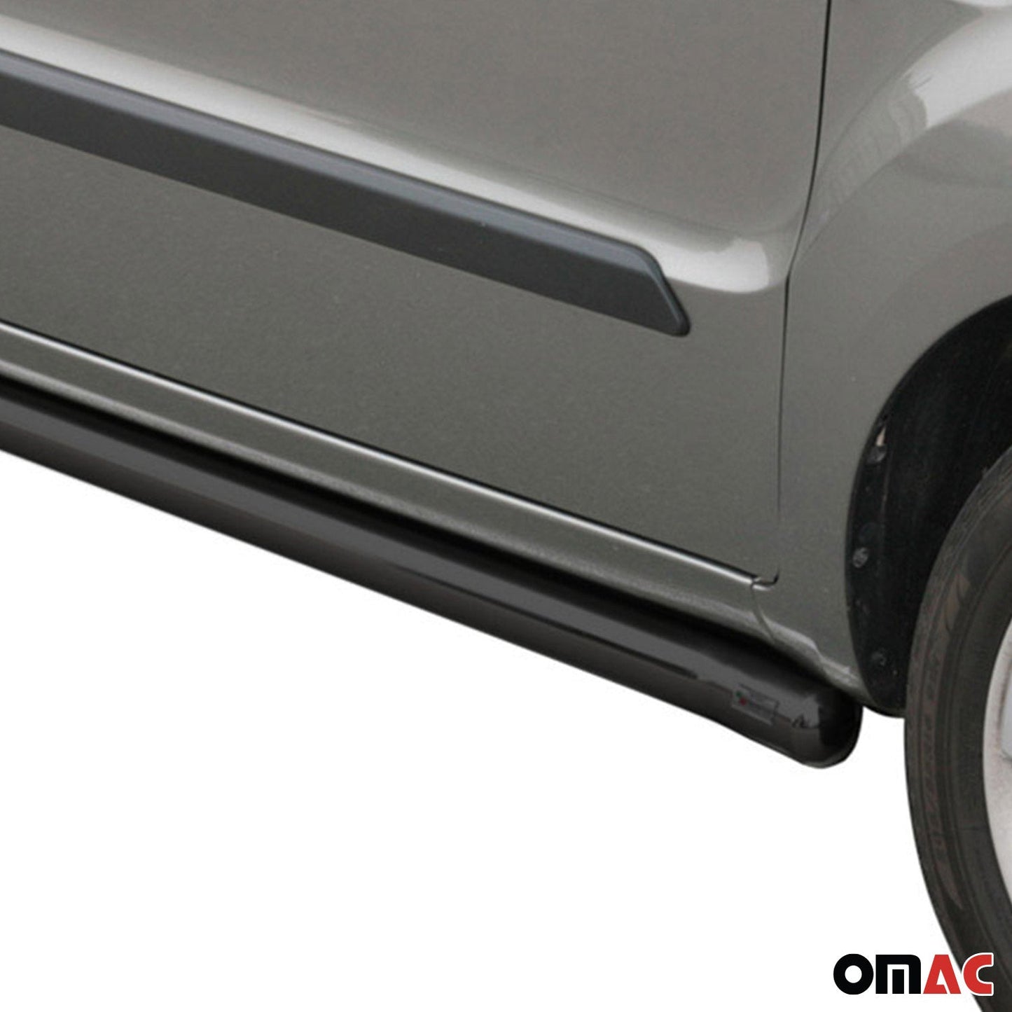 Praguri laterale din oțel, tuburi prag pentru Kia Soul 2008-2014, negre