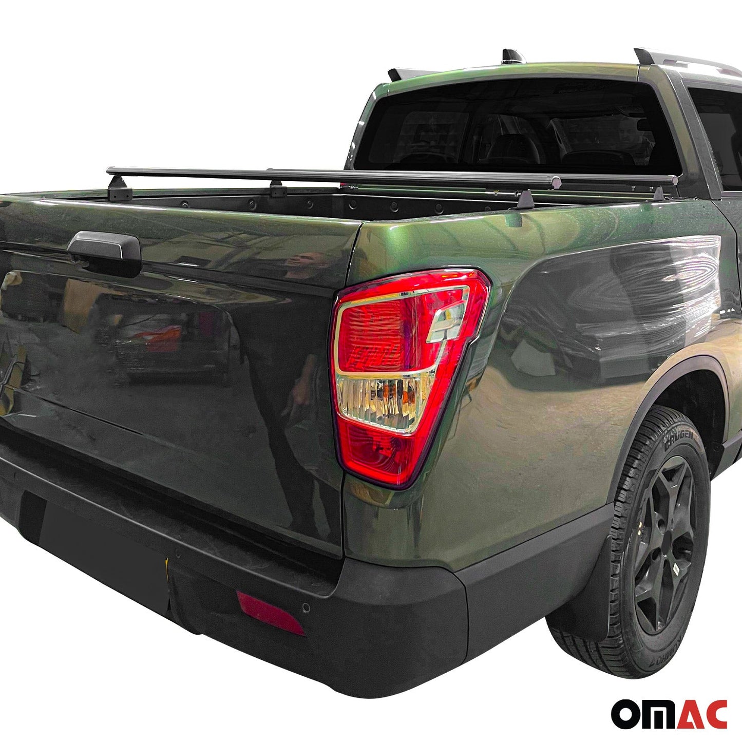 Dachträger Ladeflächenträger für Ford Ranger Wildtrack 2022-2024 Alu Schwarz 2x