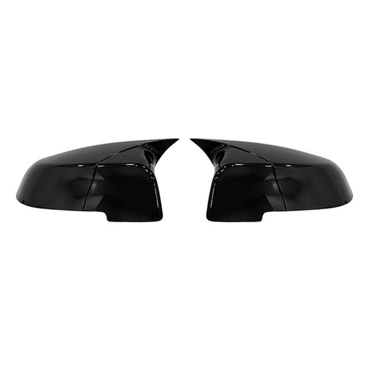 Spiegelkappen Spiegelabdeckung für BMW 5er F10 F11 F18 2014-2018 ABS Schwarz 2x