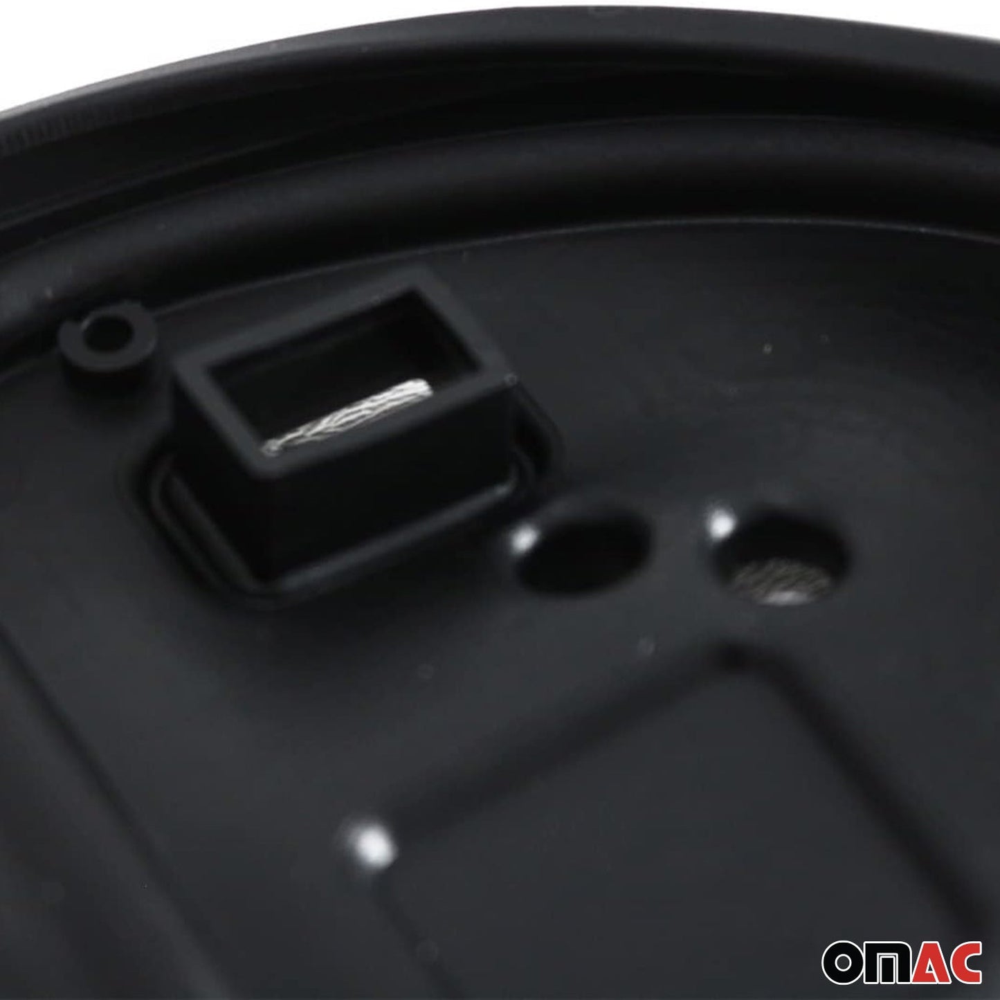 Außenspiegel Gummi für Mercedes C Klasse W203 2000-2007 Kunststoff Schwarz 2tlg