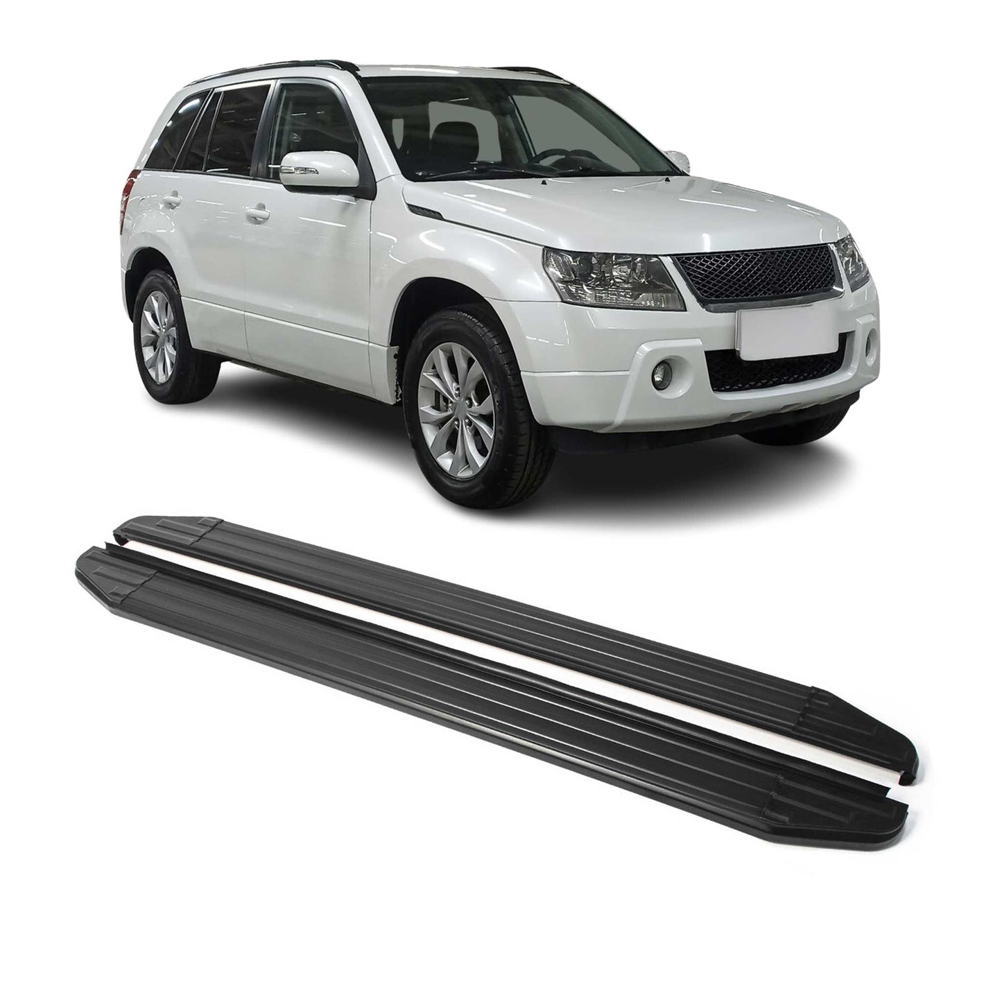 Trittbretter Seitenschweller für Suzuki Grand Vitara 2005-2016 ABE Alu