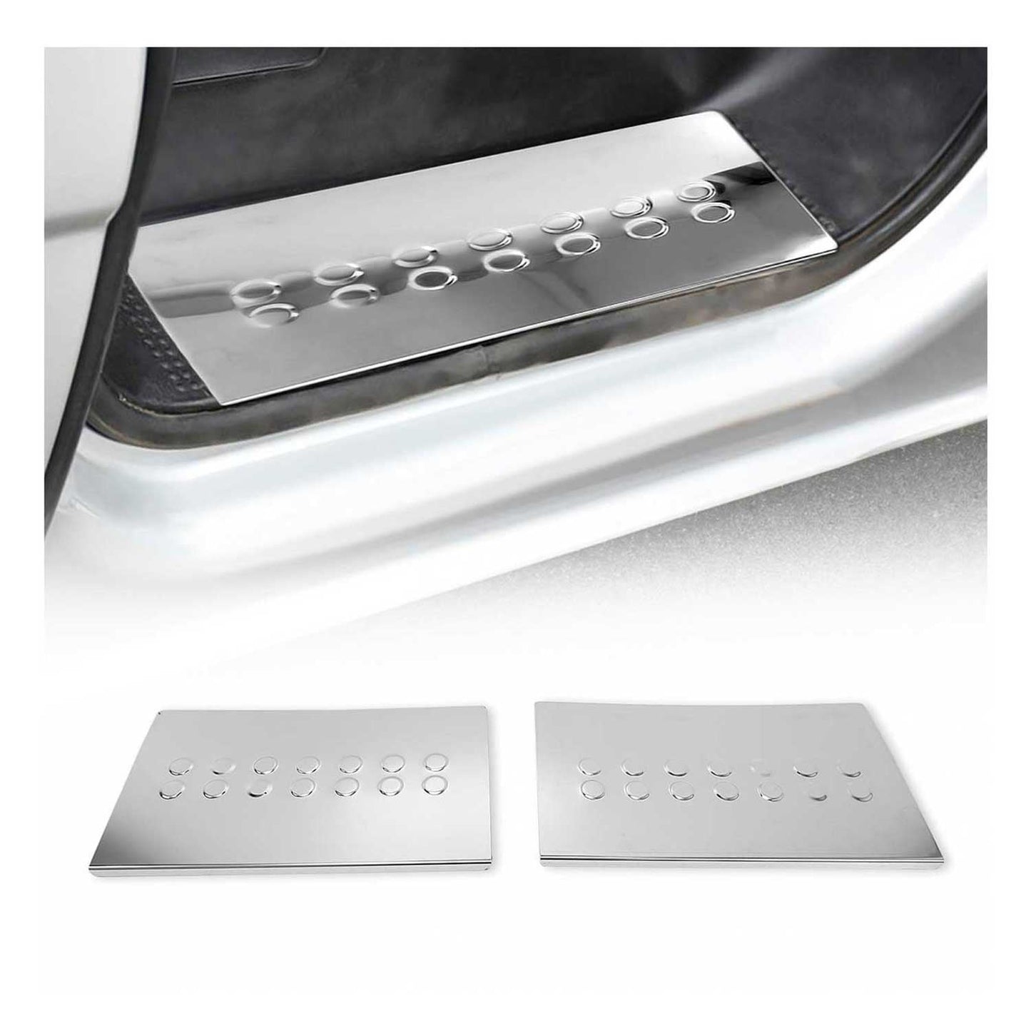 Einstiegsleisten Türschweller für Renault Master Opel Movano Edelstahl Silber 2x