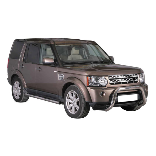 Bară de protecție/buton față pentru Land Rover Discovery 4 2009-2016 ø76 gri oțel