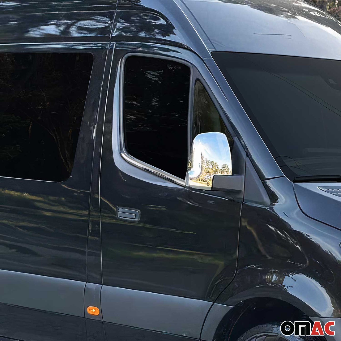Fensterleisten Zierleisten für Mercedes Sprinter 907 910 2018-2025 Chrom 4tlg