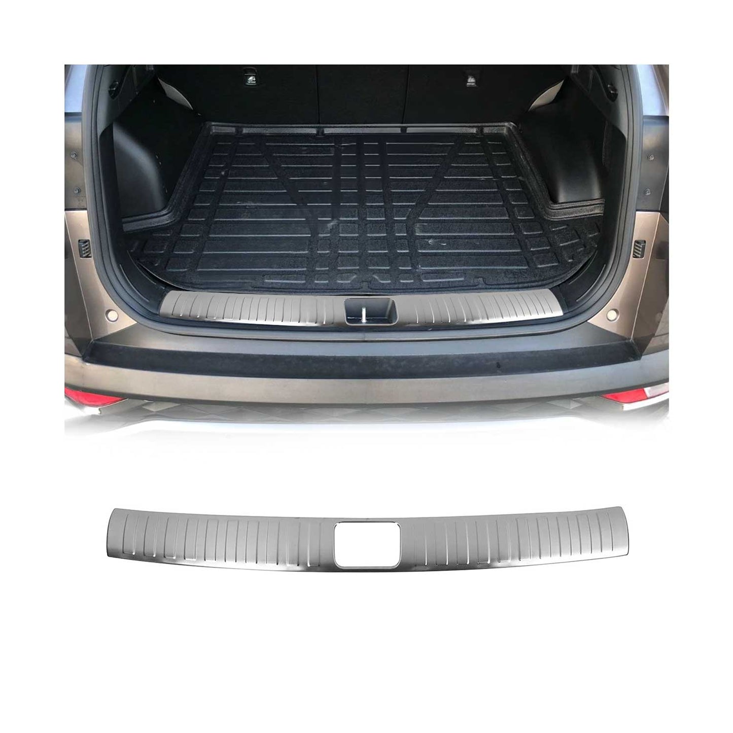 Protecție prag bară de protecție interioară pentru Hyundai Tucson 2015-2020, crom periat