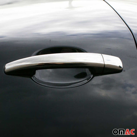 Capac mâner ușă, capace mânere ușă pentru Citroen C4 2004-2010 2 uși, oțel inoxidabil, 4x