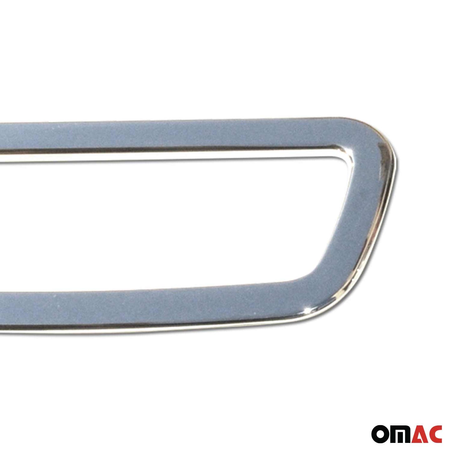 Ramă reflectorizantă spate pentru Mitsubishi ASX, cromată, ABS argintie, set 3 piese