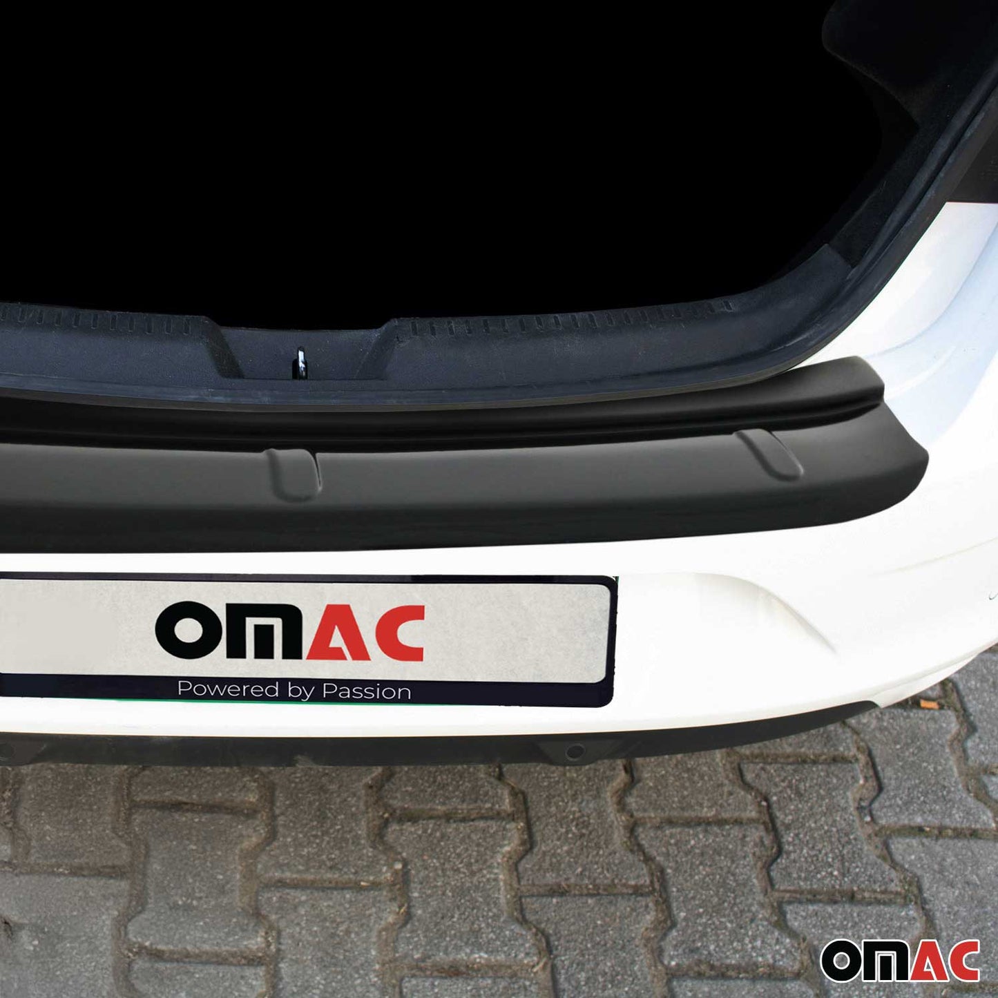 Ladekantenschutz für Renault Megane 2016-2023 Stoßstangenschutz Glanz Schwarz