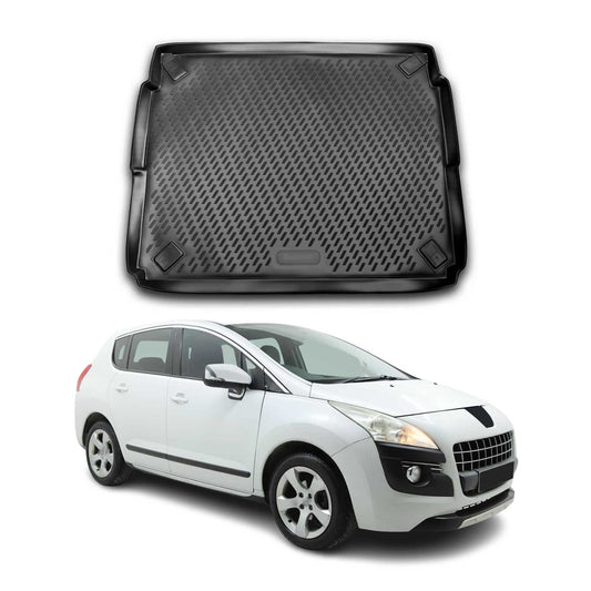Kofferraummatte Kofferraumwanne für Peugeot 3008 2009-2016 Obere Gummi TPE