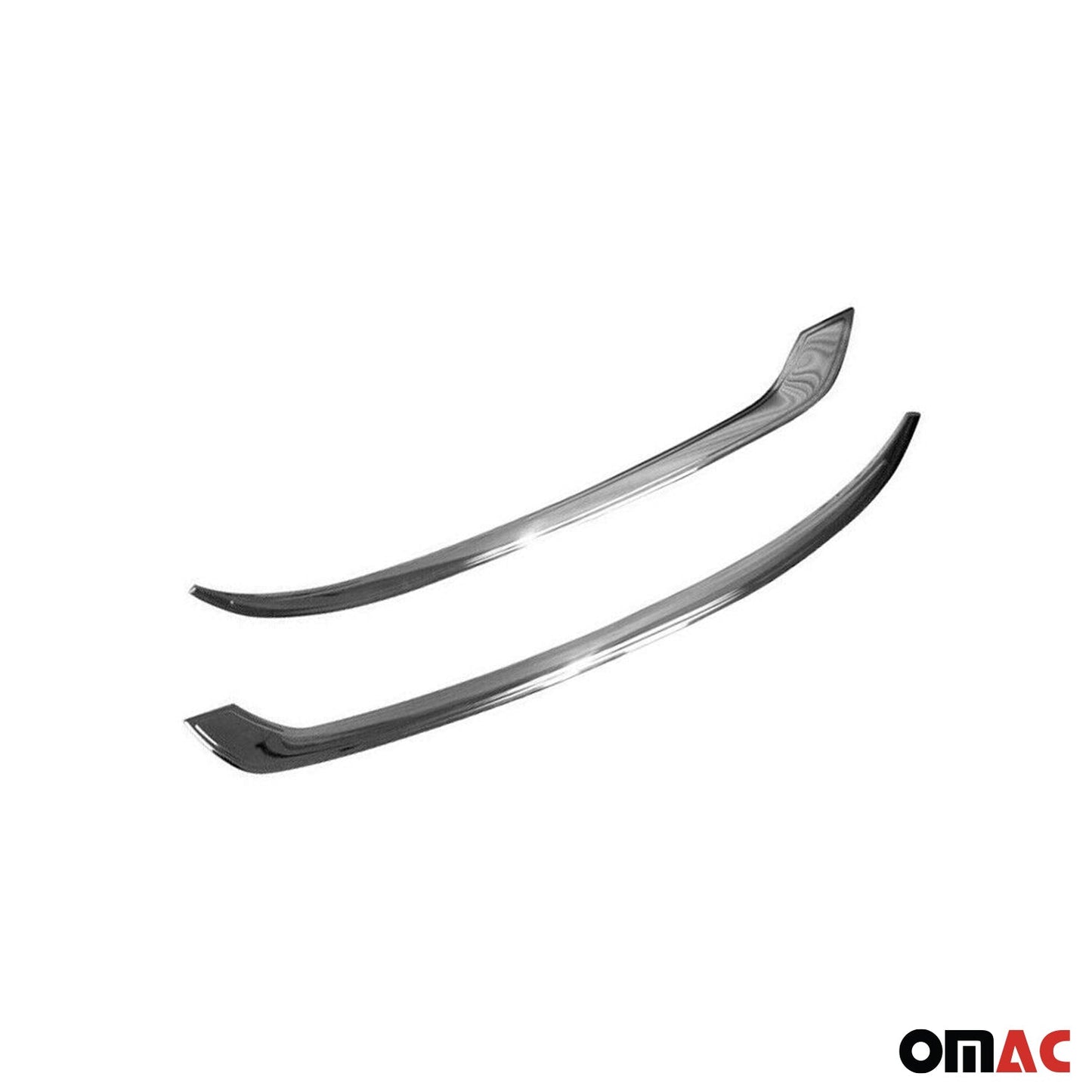 Scheinwerfer Leisten Böser Blick für VW Caddy 2010-2015 Edelstahl Silber 2tlg