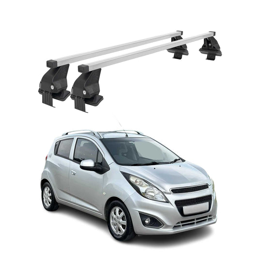 Menabo Dachträger Grundtäger für Chevrolet Spark M400 2015-2022 50kg Silber 2x
