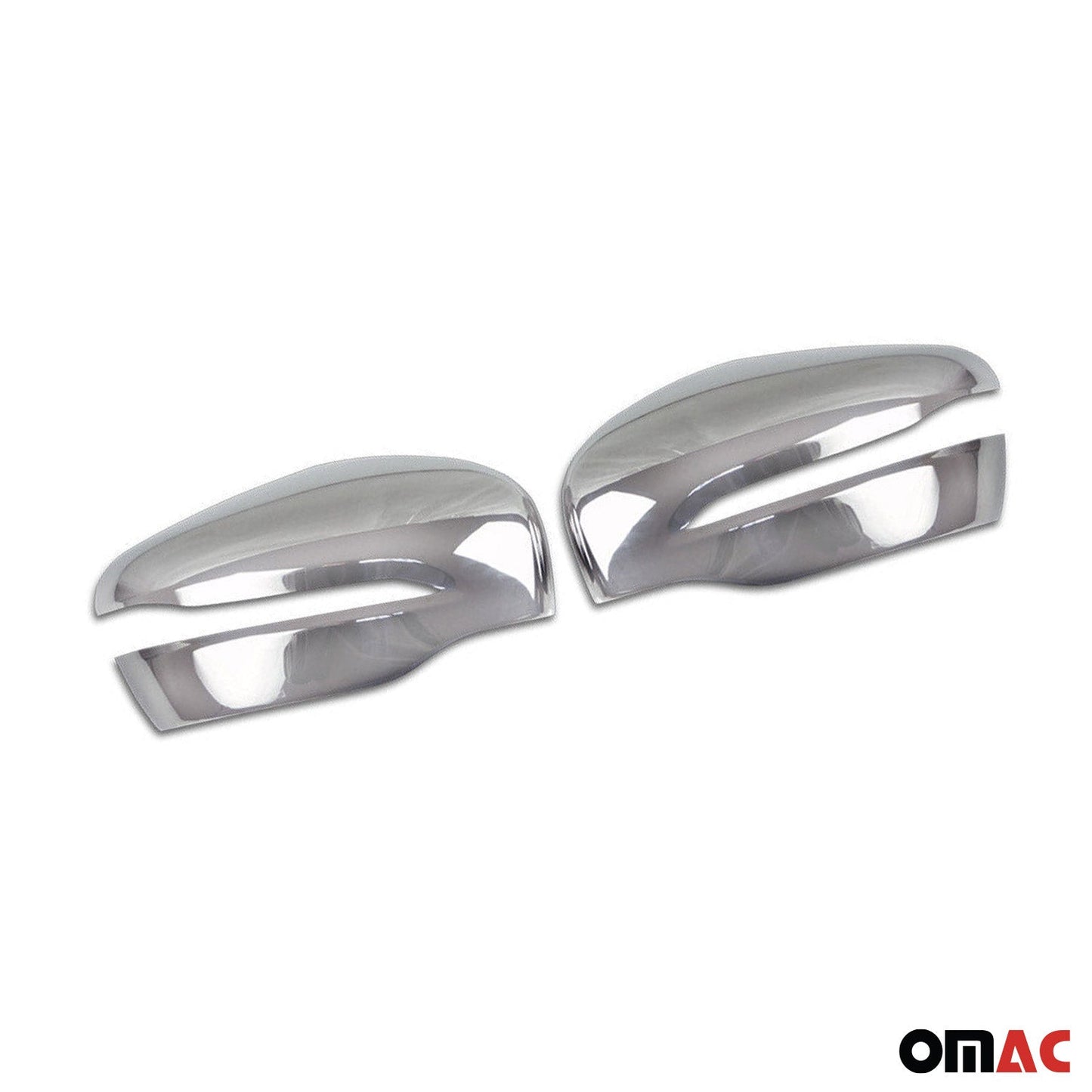 Capace oglinzi/acoperiri oglindă pentru Mercedes Clasa X 2017-2020, oțel inoxidabil, argintiu