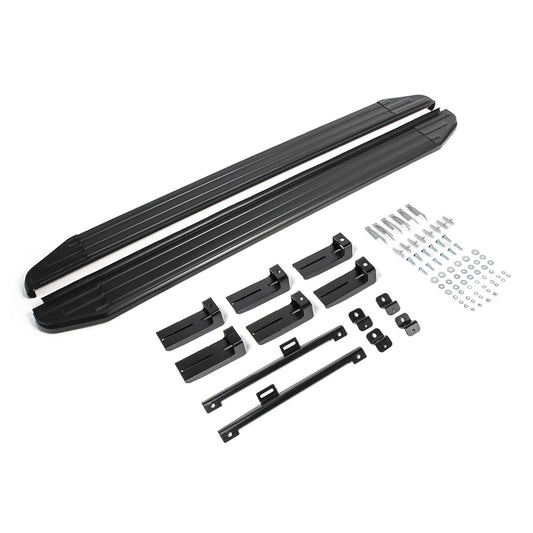 Trittbretter Seitenschweller für Skoda Kodiaq 2017-2024 Alu Schwarz ABE