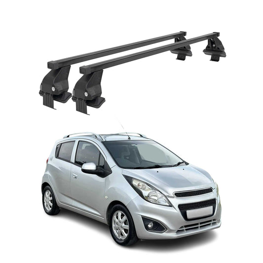 Menabo Dachträger Grundtäger für Chevrolet Spark M400 2015-2022 50kg Schwarz 2x