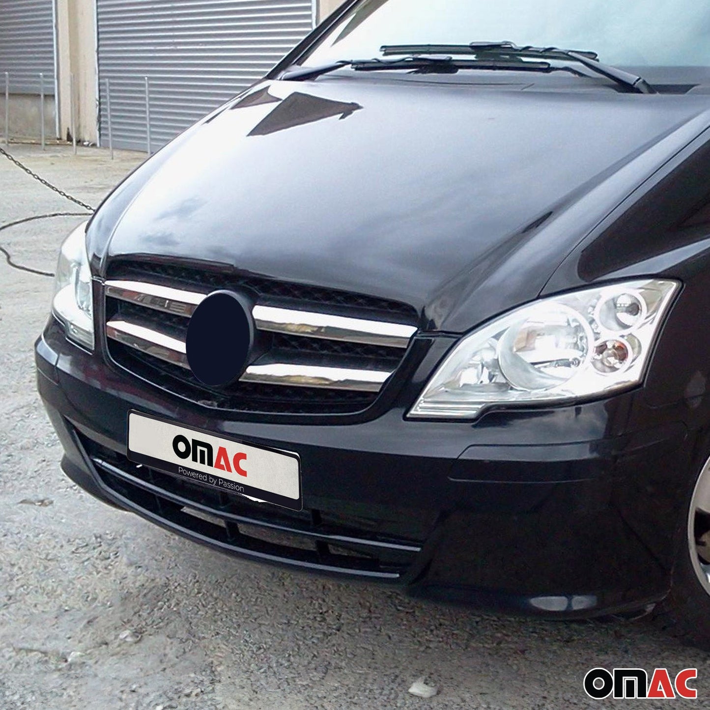 Benzi decorative grilă auto pentru Mercedes Vito W639 2010-2014, oțel inoxidabil, 4x