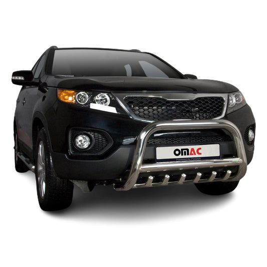 Bară de protecție față din oțel inoxidabil pentru Kia Sorento 2010-2012, omologată ABE, protecție argintie