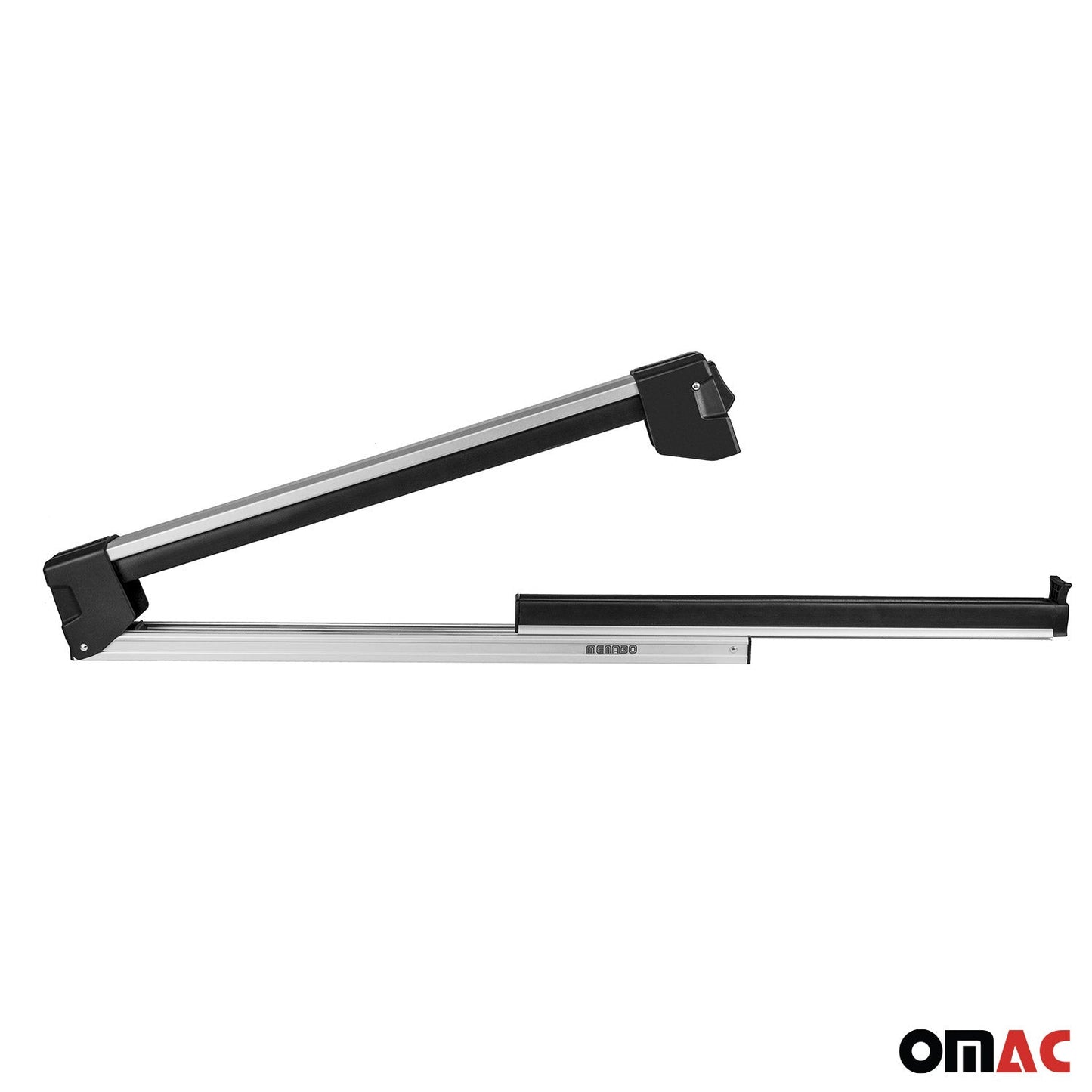 Menabo Skiträger Snowboard Träger Dachträger Abschließbar Schwarz 2x