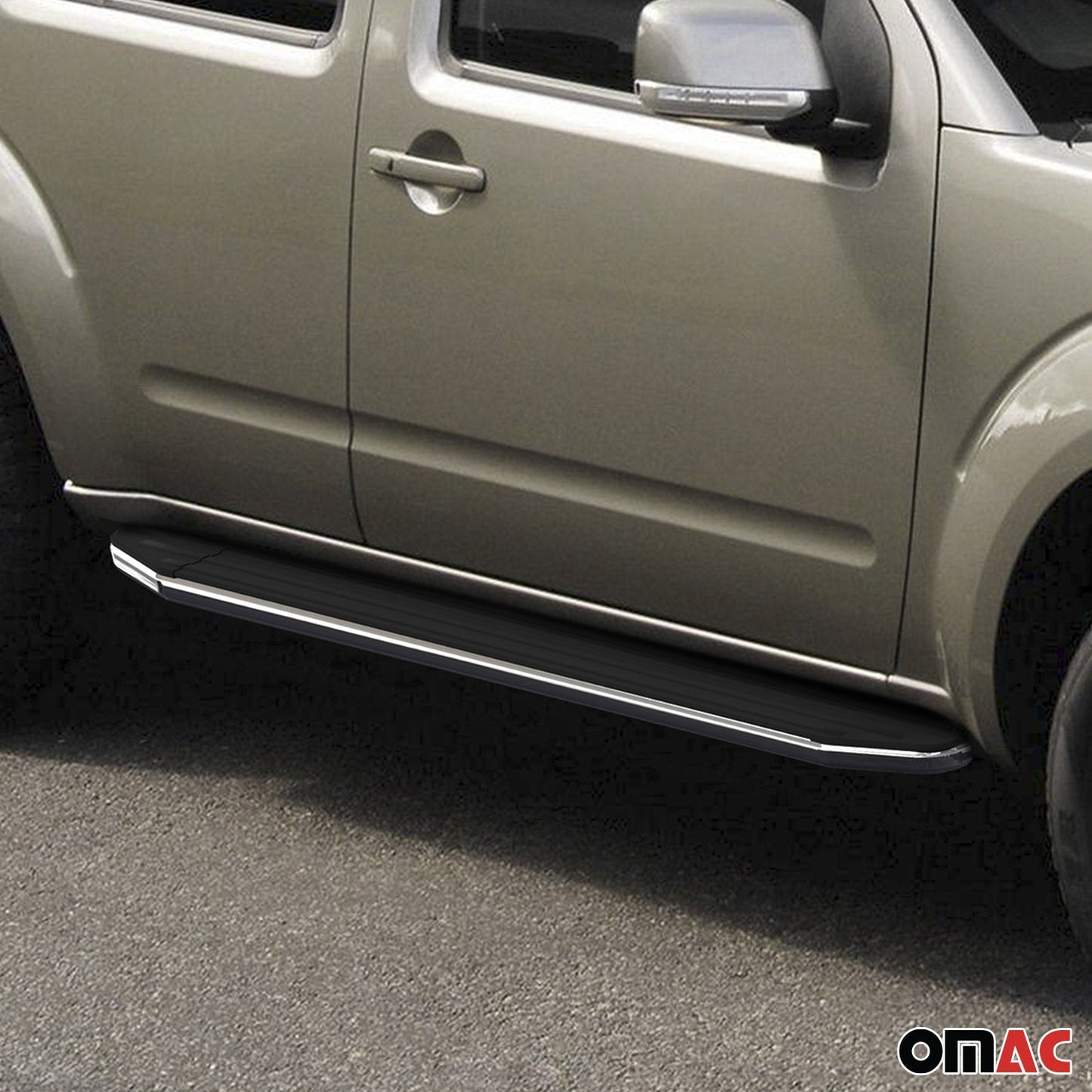 Trittbretter Seitenschweller für Nissan Navara 2005-2015 ABE Alu