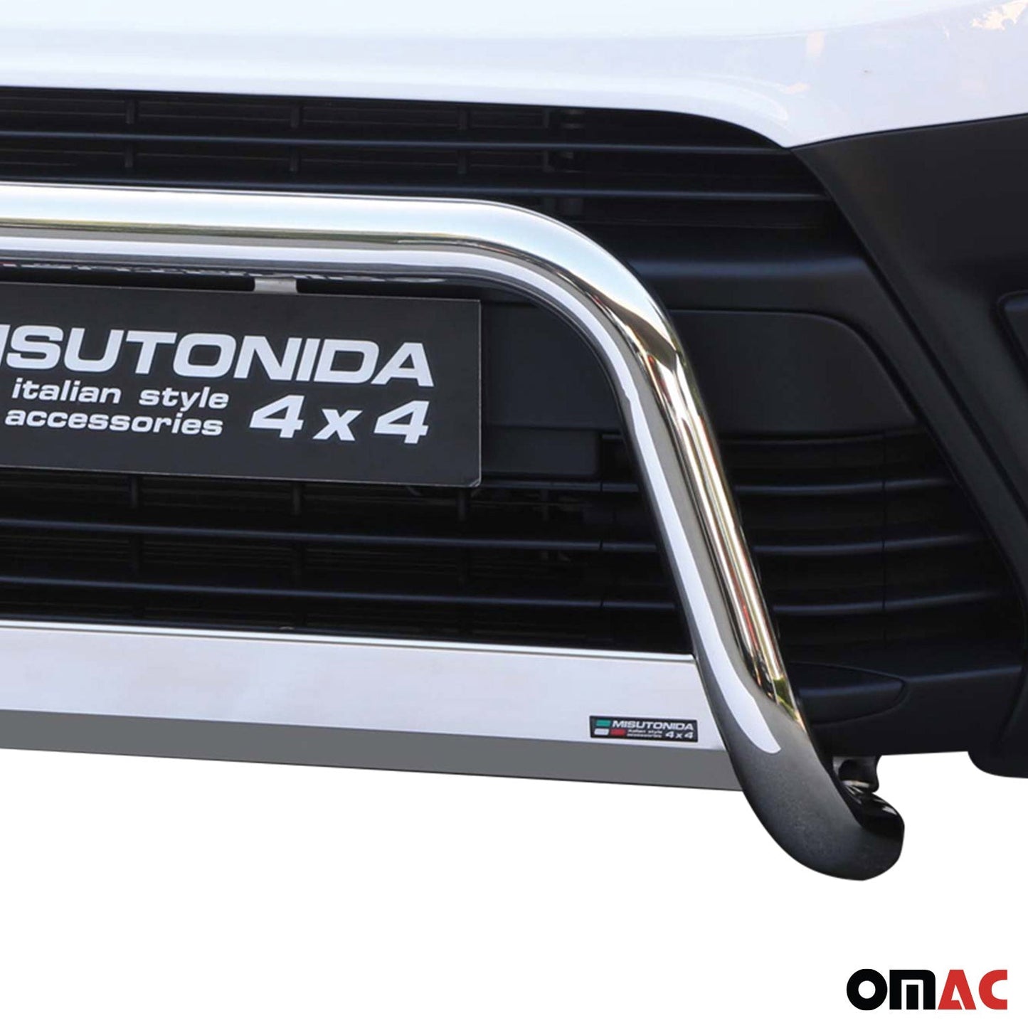 Bară de protecție/buton față pentru Toyota Proace Verso 2016-2019 ø63mm argintiu