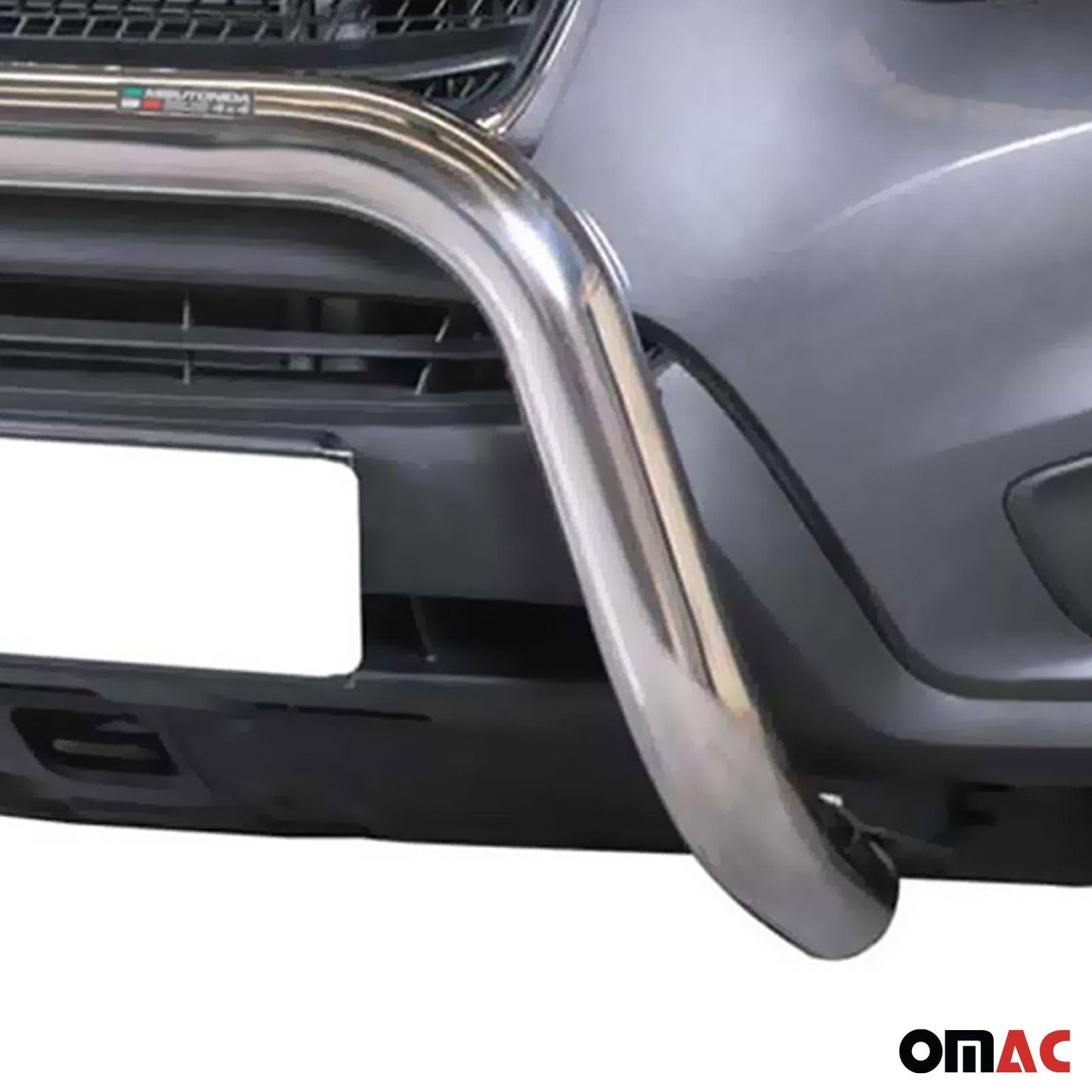 Frontbügel Frontschutzbügel für Hyundai Santa Fe 2009-2012 ø76mm Stahl Silber
