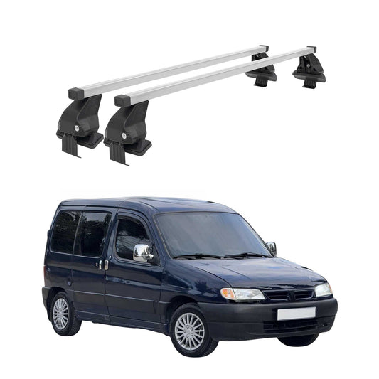 Menabo Dachträger Grundtäger für Citroen Berlingo 1996-2012 50kg Stahl Silber 2x