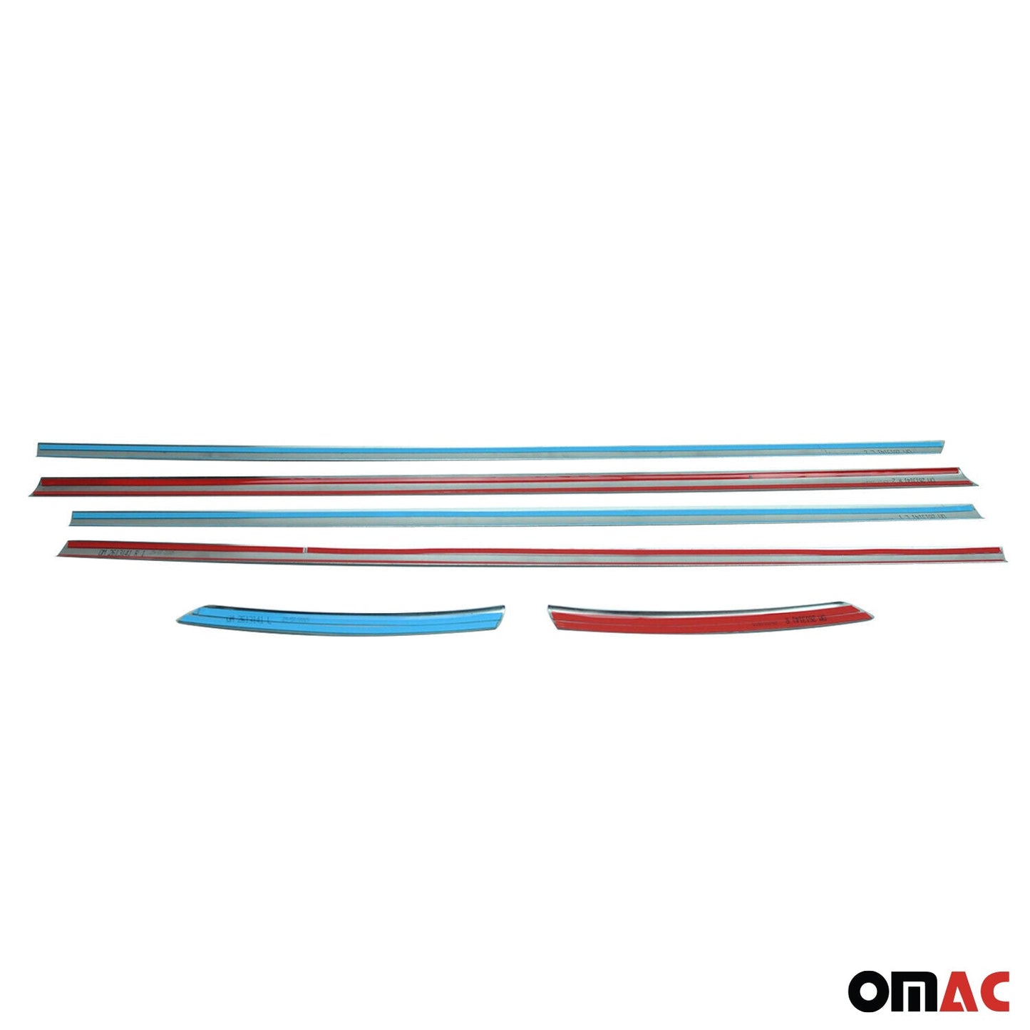 Benzi decorative geamuri pentru Ford Mondeo mk4 Limuzină/Estate 2007-14, cromate, set 6 piese