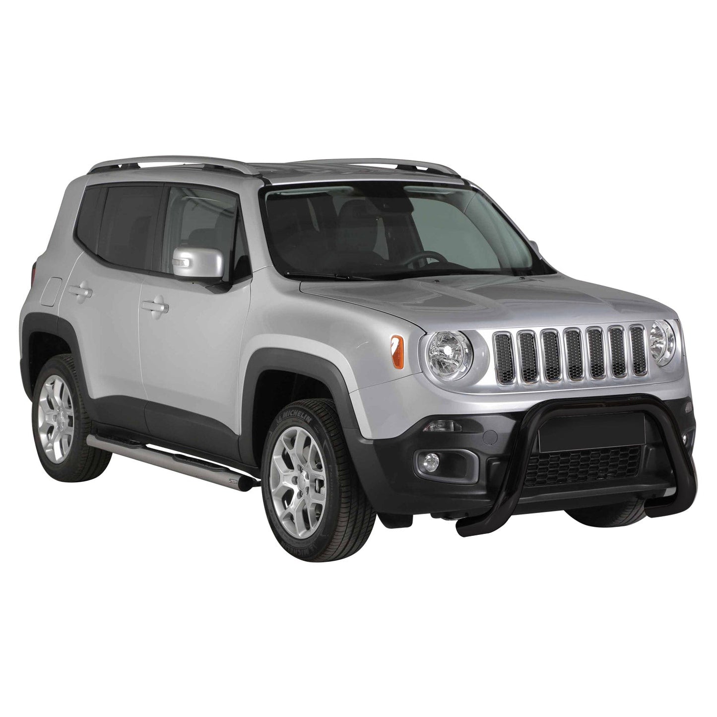 Frontbügel Frontschutzbügel für Jeep Renegade 2014-2017 ø76mm Stahl Schwarz