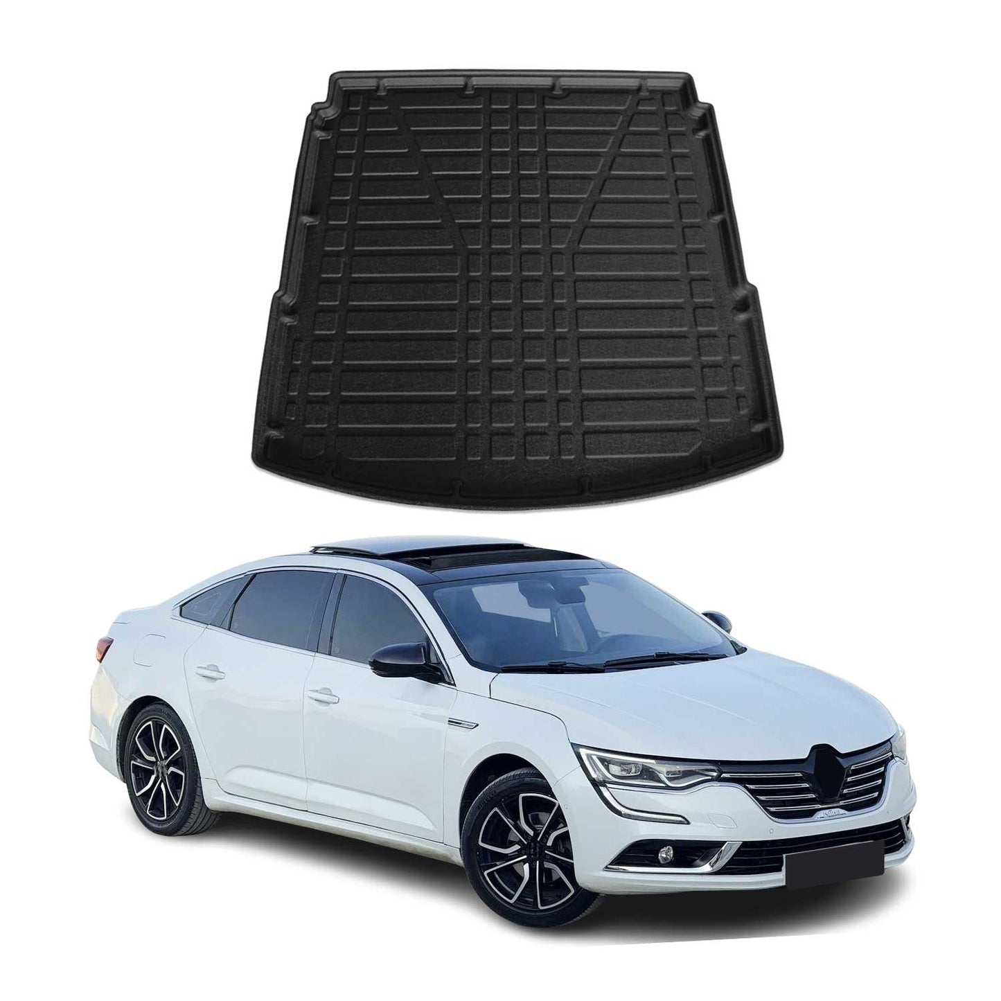 Protecție portbagaj/cargo pentru Renault Talisman 2016-2025, cauciuc TPE, negru