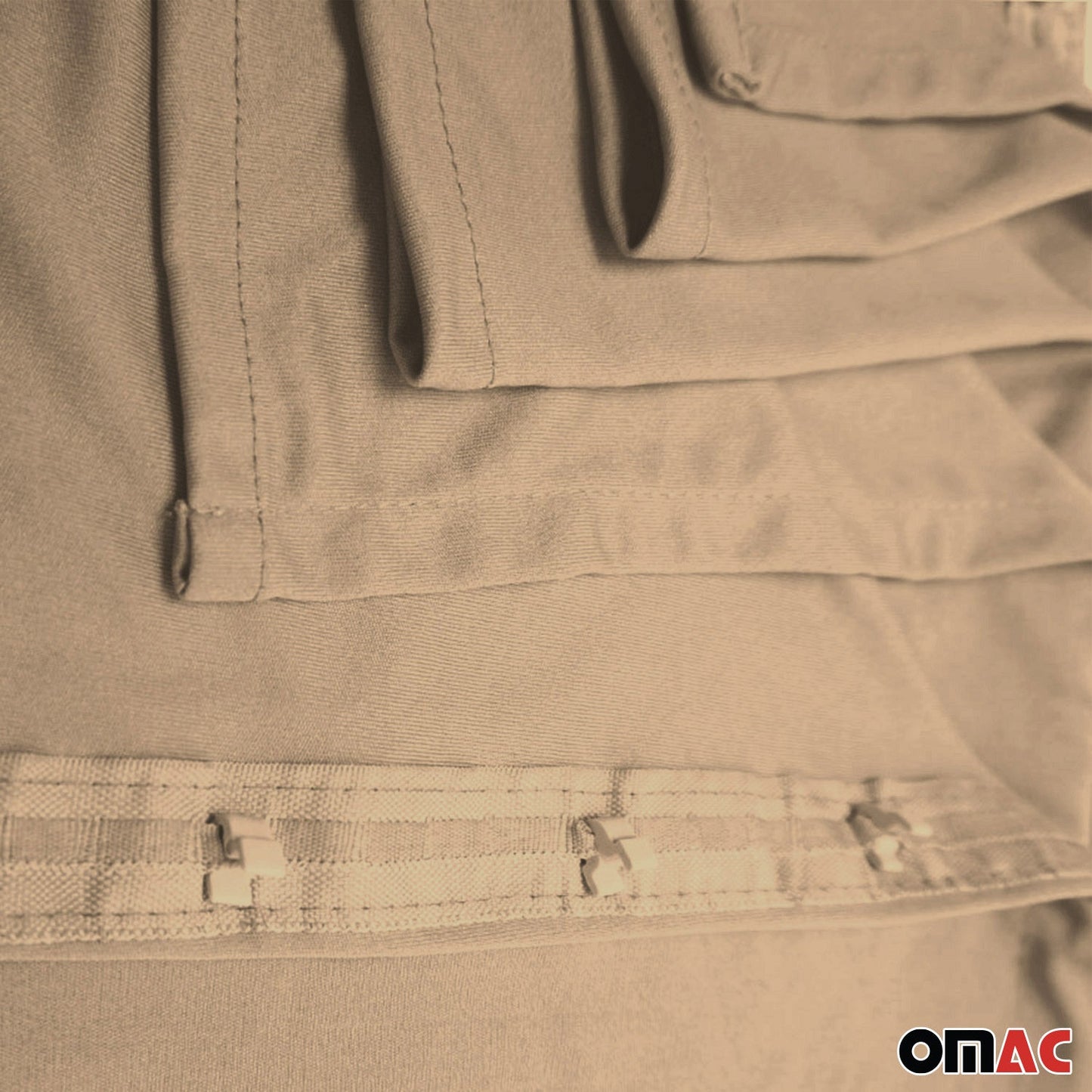 Maß Gardinen Sonnenschutz für Dacia Jogger Heckklappe Vorhänge Beige