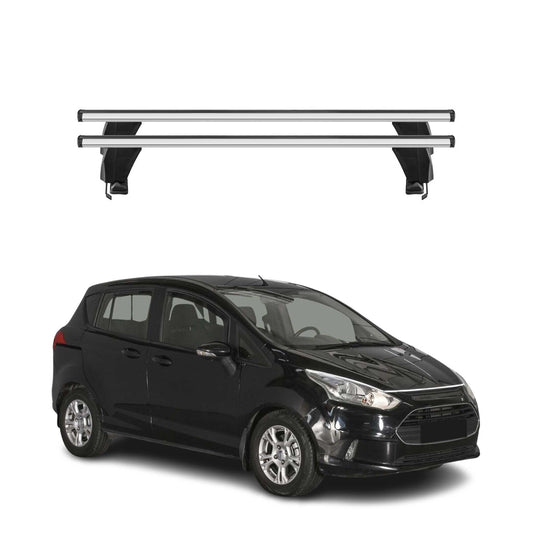 Menabo Dachträger Grundtäger für Ford B-Max 2012-2017 50kg Alu Silber 2 tlg