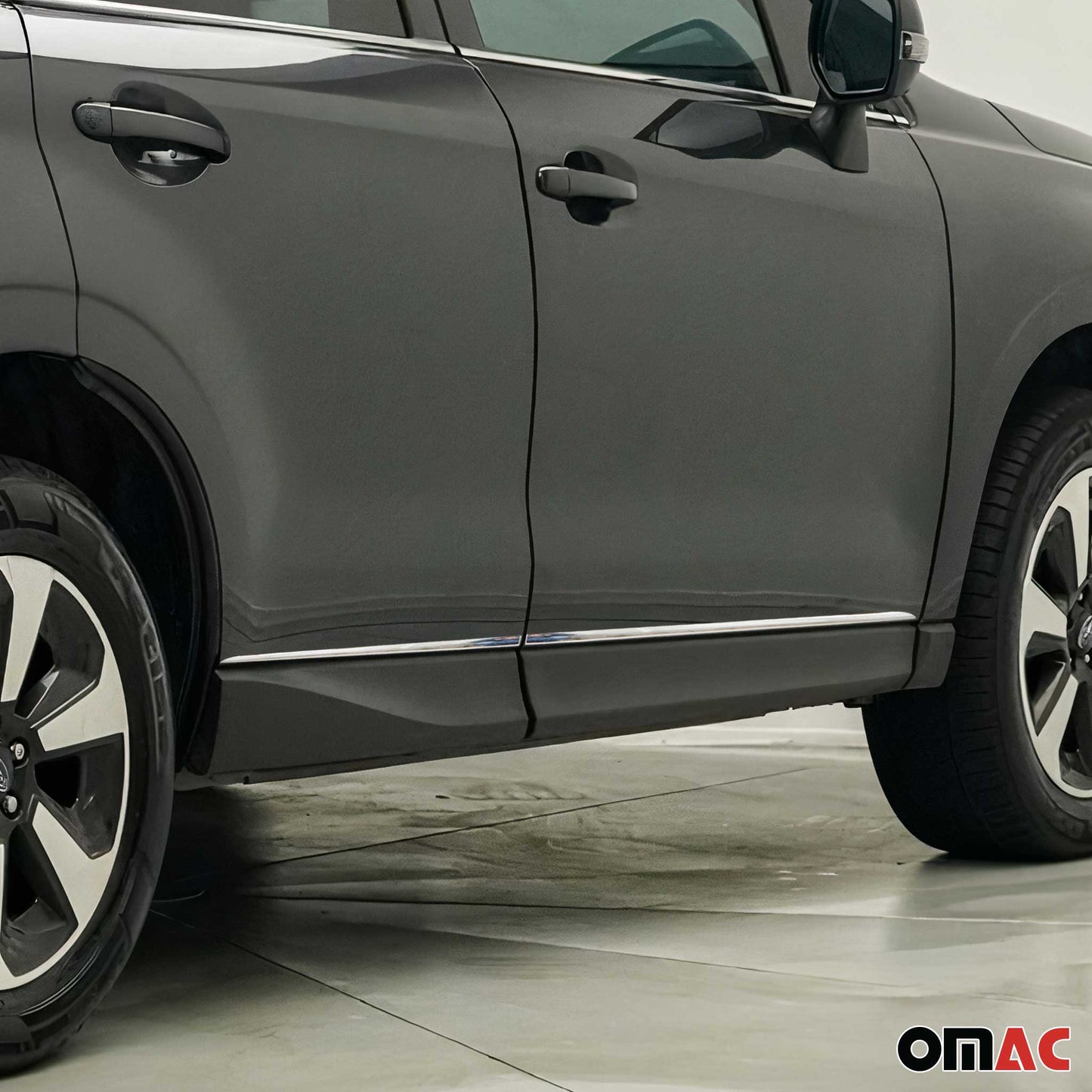 Seitentürleiste Türschutzleiste für Subaru Forester 2013-2019 Chrom Edelstahl 4x