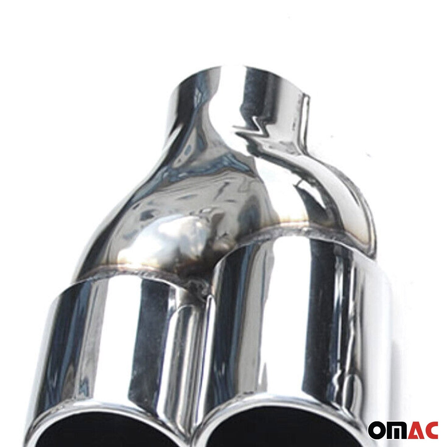 Ornamente eșapament pentru Mercedes CLK C209 A209 2002-2010 oțel inoxidabil cromat, 2 bucăți