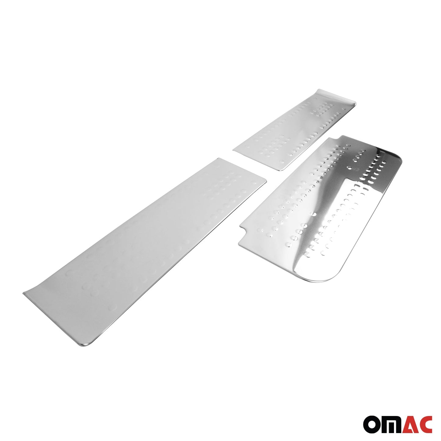 Protecții prag ușă pentru Nissan Primastar 2002-2016, oțel inoxidabil, argintiu, 3x