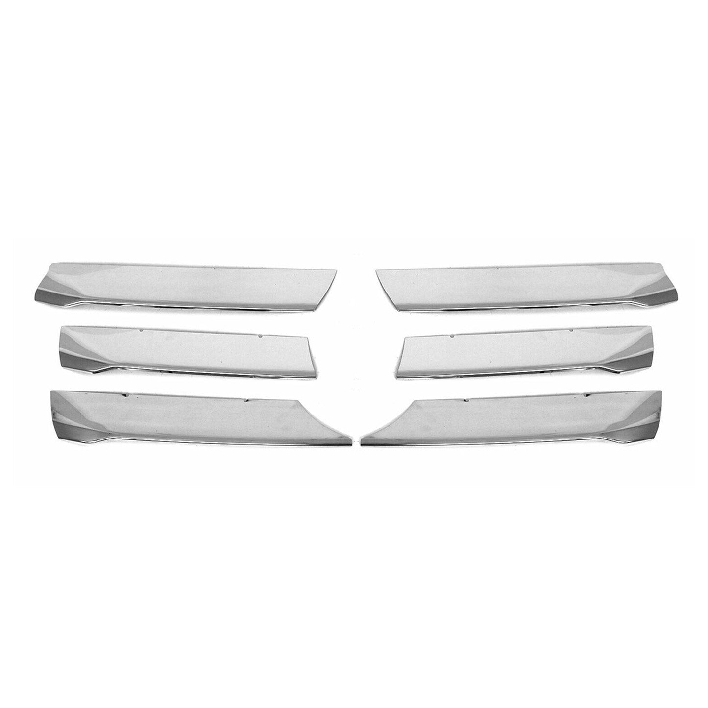Kühlergrill Leisten Grillleisten für Mercedes Sprinter 2018-2025 Chrom Silber 6x