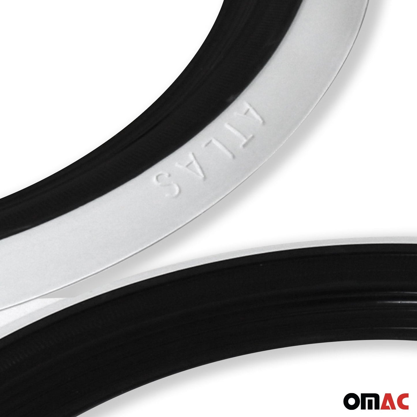 4x weißwandringe weißwandreifen 16 Zoll Schwarz weiß Echt Gummi Auto Tuning