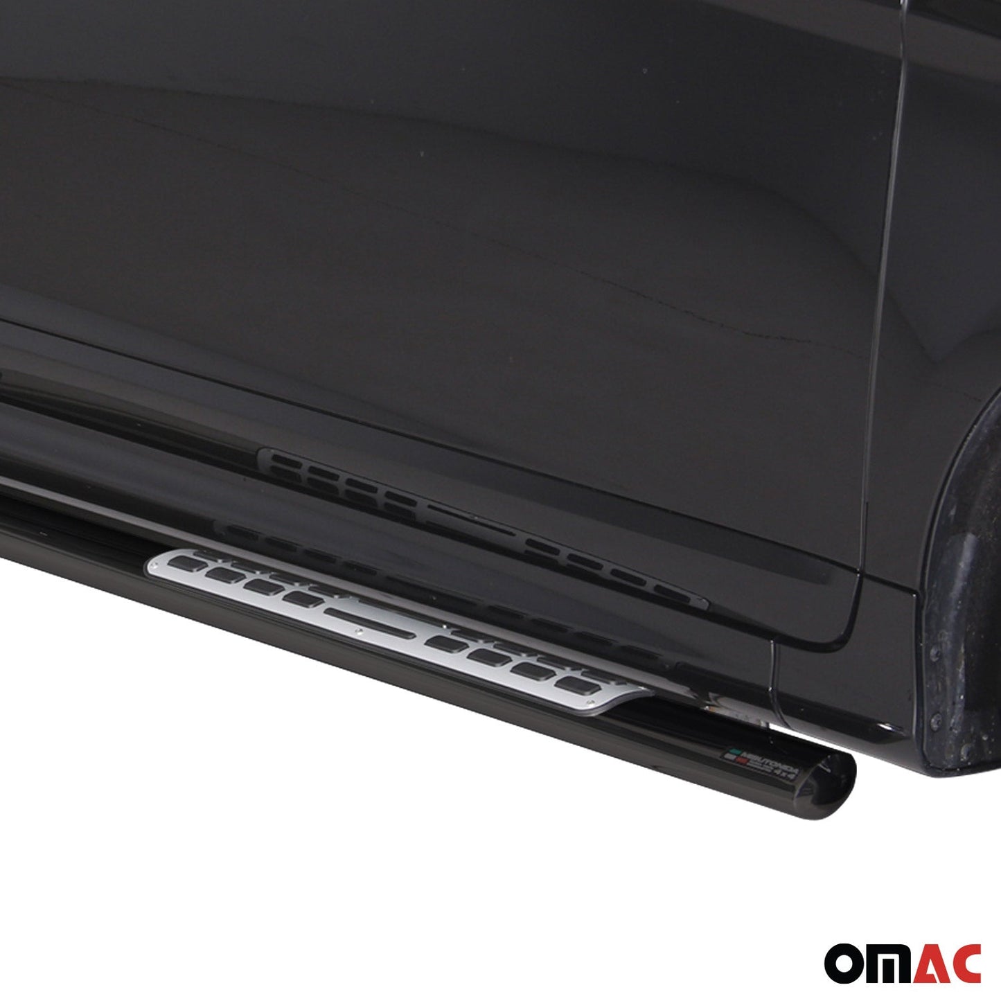 Praguri/praguri laterale din oțel inoxidabil pentru Volvo XC60 2014-2017, negre