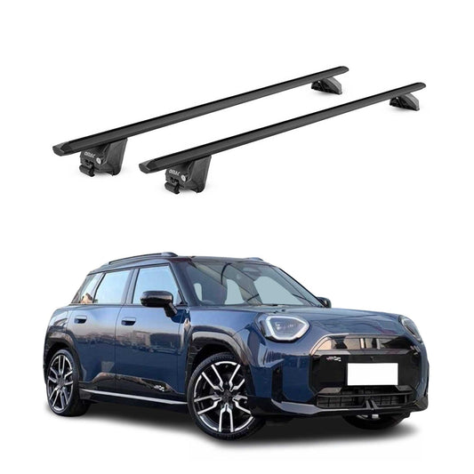 Portbagaj de plafon pentru Mini Aceman 2024-2025 100kg aluminiu negru 2 piese ABE