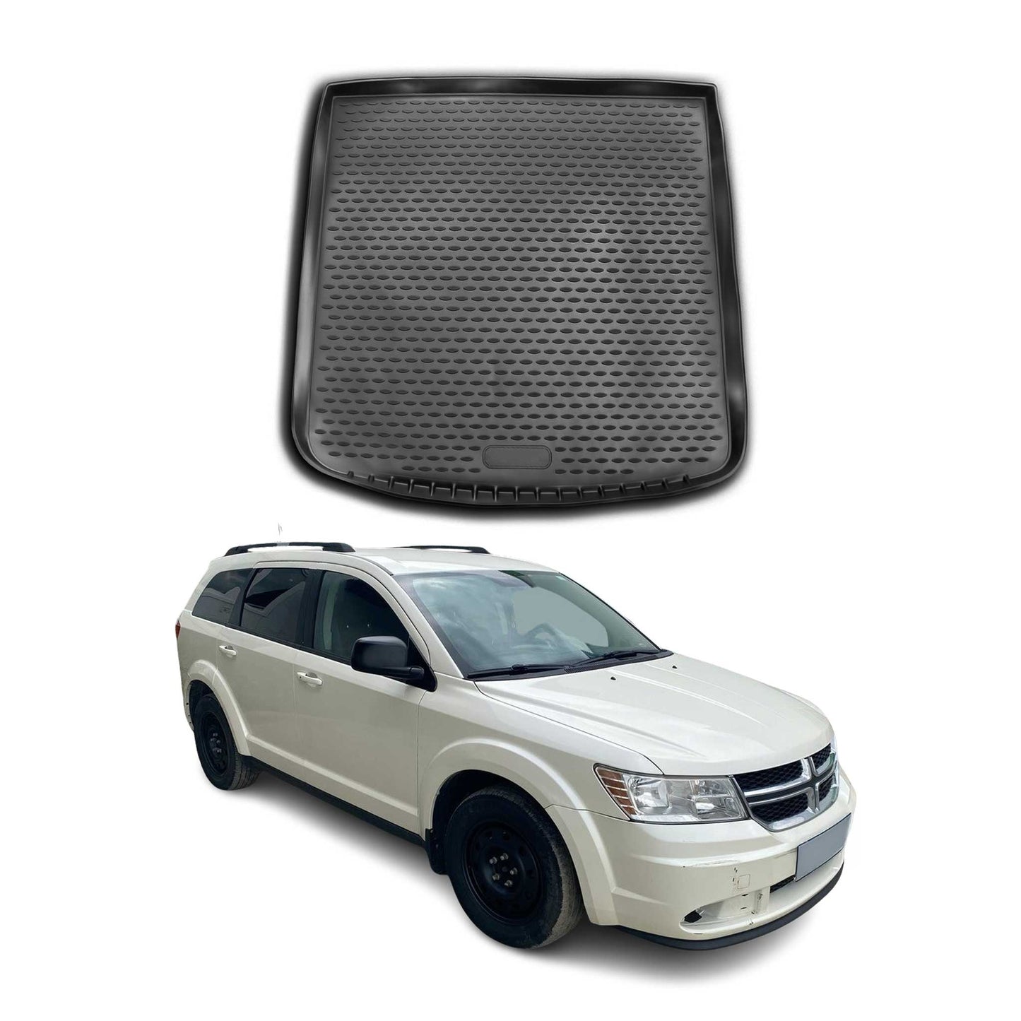 Covoraș portbagaj/tapițerie portbagaj pentru Dodge Journey 2008-2024, cauciuc superior TPE