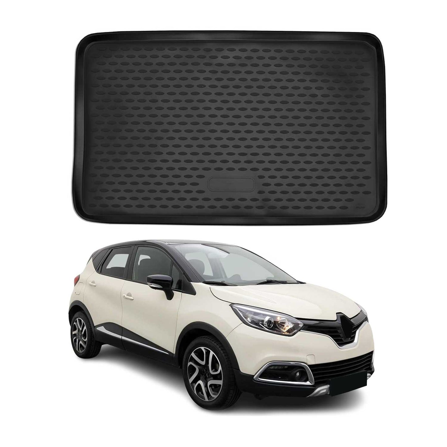 Covoraș portbagaj/tapițerie portbagaj pentru Renault Captur 2016-2021, cauciuc superior TPE