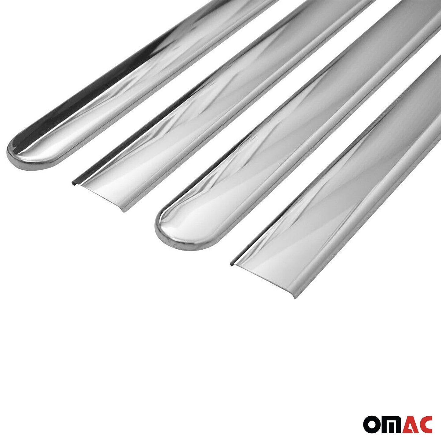 Bandă decorativă laterală pentru ușă, bandă de protecție pentru ușă pentru Ford Focus C-Max 2003-2008, oțel cromat, 4x