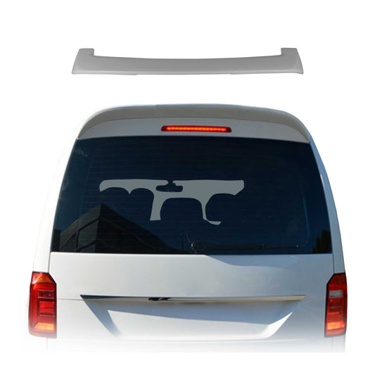 Eleron spate, aripă spate, margine spate pentru VW Caddy 2015-2025, culoare LB9A, ABS alb, 1 bucată