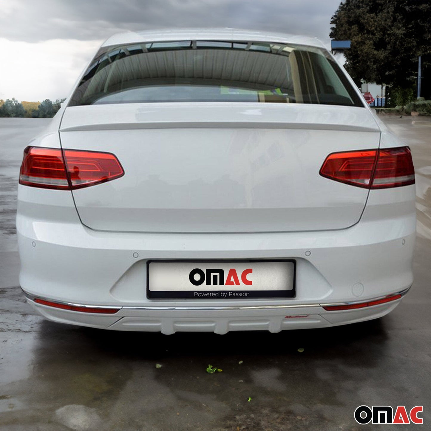 Eleron spate, eleron plafon, margine spate pentru VW Passat B7 2010-2015 sedan, amorsat ABS