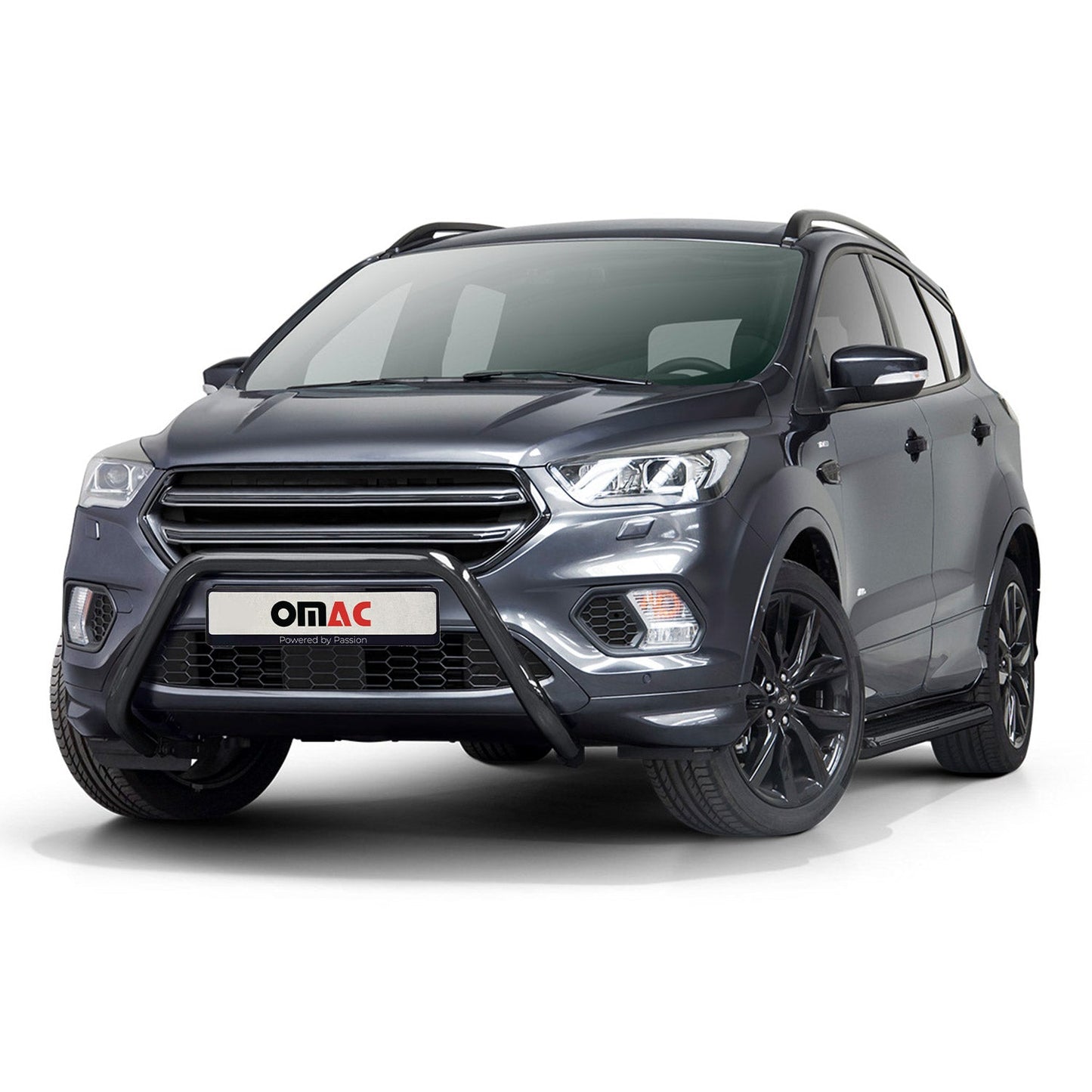 Bară de protecție față pentru Ford Kuga 2016-2019 cu ABE (omologare de tip germană) Negru oțel
