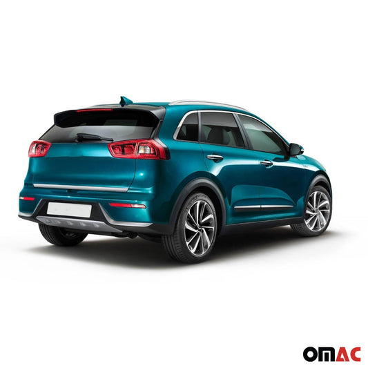 Set benzi decorative laterale și spate cromate pentru Kia Niro 2016-2019, argintii, 11 bucăți