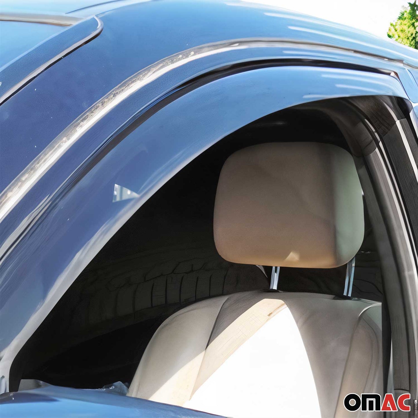 Windabweiser Regenabweiser für BMW X6 E71 E72 2007-2014 Dunkel Acryl 2tlg